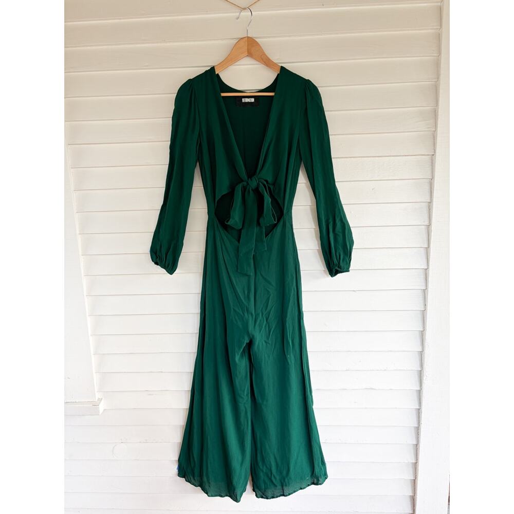 Reformation Primrose Tie-Front Cutout Jumpsuit VGUC 4